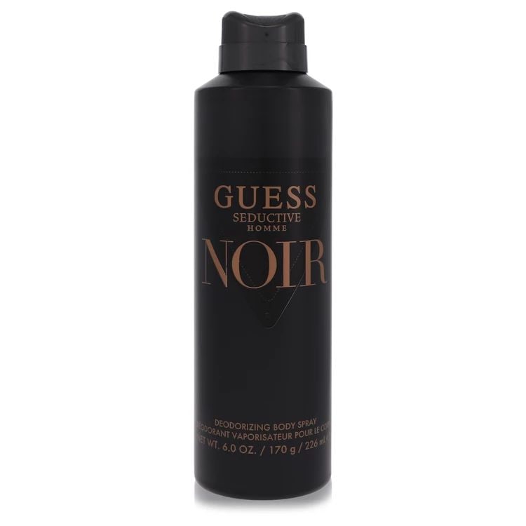 Guess Seductive Homme Noir Men's 6 Oz Body Spray: New, guaranteed authentic cologne!