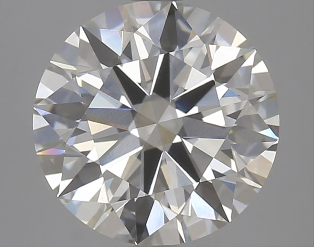 Igi Certified Round Cut 3.46ct Vs1 Lab Diamond: This igi-certified lab-grown round diamond weighs 3. 46 carats and features g color grade with vs1 clarity. It has an ideal cut, excellent polish, and excellent symmetry with no fluorescence, this dia