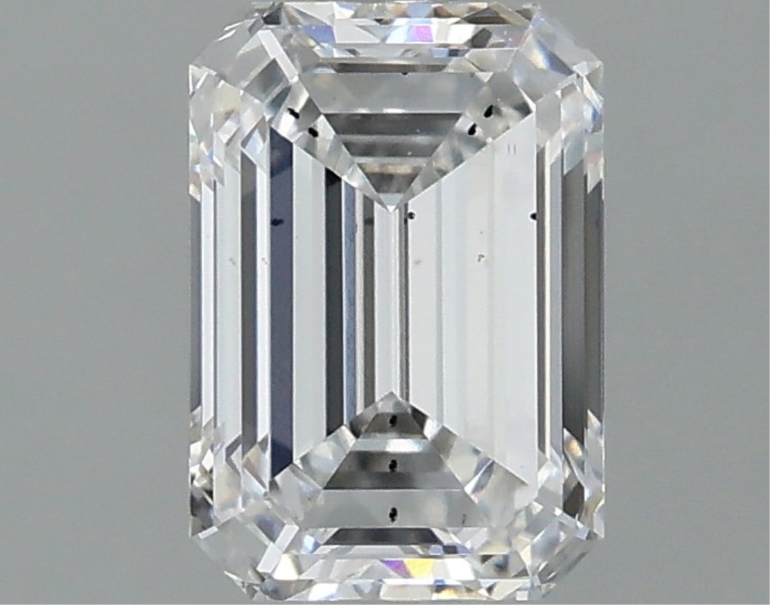Igi Certified Emerald Cut 1.09ct Si1 Lab Diamond (1 of 2)
