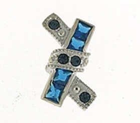 Pretty .06ct Montana Blue Sapphire Pendant: Pendant material:925 sterling silver with a high polished finish. Weight (approx): 4. 40 (g). Believed to be simulated gemstones.