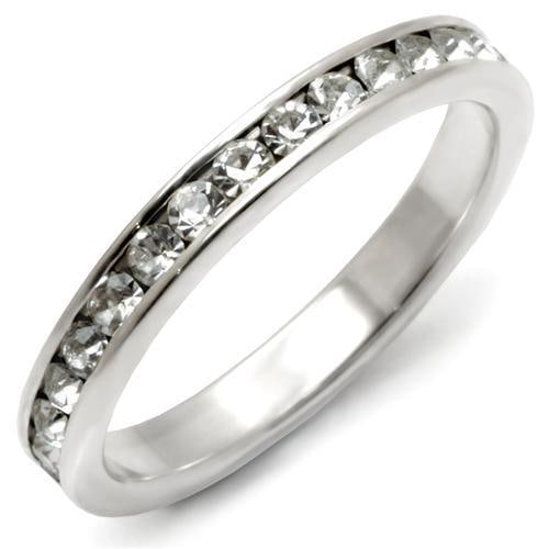 Round .36ct White Topaz Eternity Ring (1 of 1)