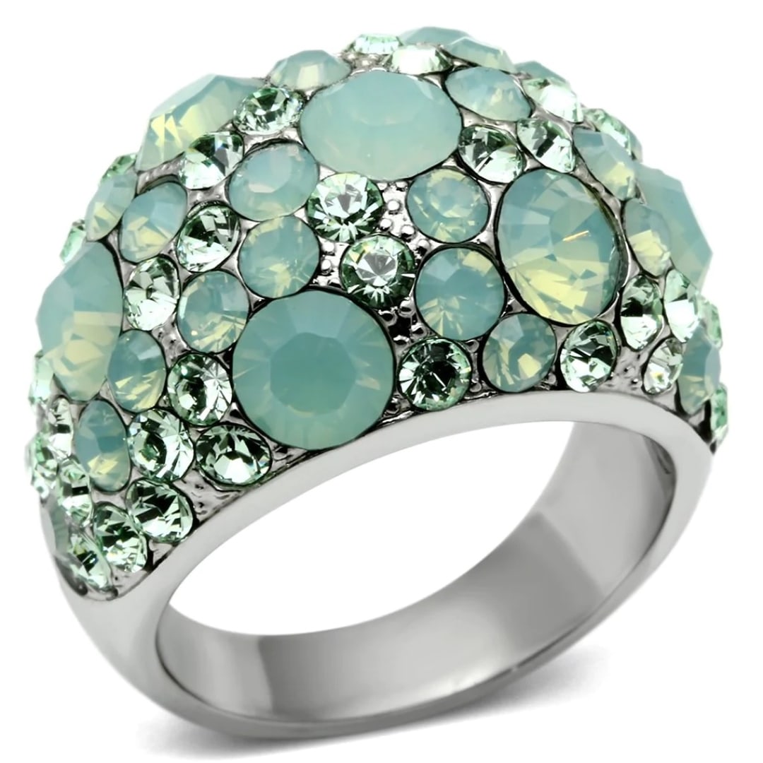 High Polished 4.50ct Light Emerald Ring (1 of 3)