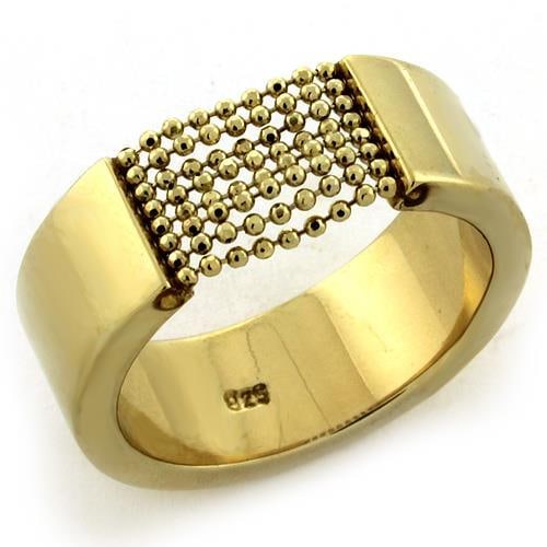 Alluring Gold-plated Ball Chain Ring (1 of 1)