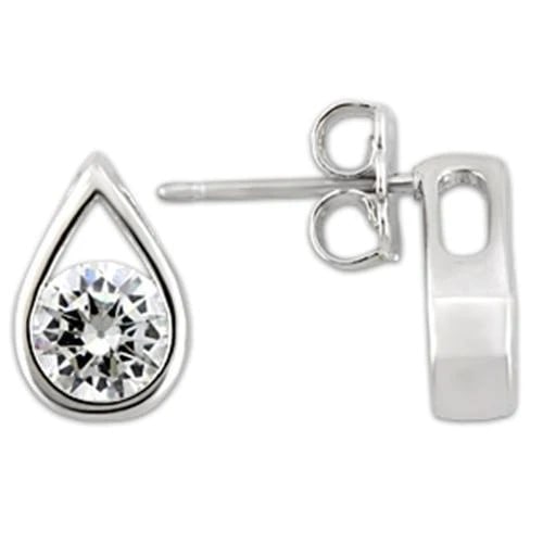 Round 1.50ct White Topaz Teardrop Stud Earrings (1 of 2)