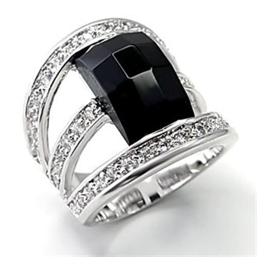 Beautiful 1.00ct White Sapphire & Onyx Ring: Size 5. Made with brass & a rhodium finish for better durability and luster. Believed to be simulated gemstone(s), very pretty! Weight (approx): 9. 70 (g)