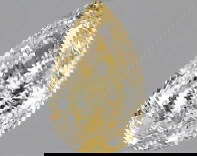 Fancy Yellow Pear Cut 1.06ct Vvs1 Lab Diamond: This igi-certified lab-grown pear-shaped diamond weighs 1. 06 carats and showcases a stunning fancy intense yellow color with vvs1 clarity. It boasts excellent polish and excellent symmetry with no fl
