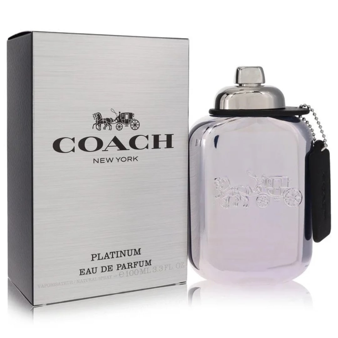 Coach Platinum Men's 3.3 Oz Eau De Parfum Spray: New, guaranteed authentic cologne!
