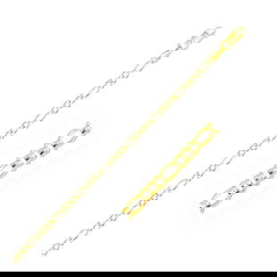 14k Gold Solid Figaro Chain 2.8mm: Size: 18". This solid figaro chain comes in 14k gold and has a width of 2. 8 mm. Chain information: width: 0. 11 inches, chain type: figaro, clasp type: lobster-claw, approximate weight: 4. 6 gram(s),