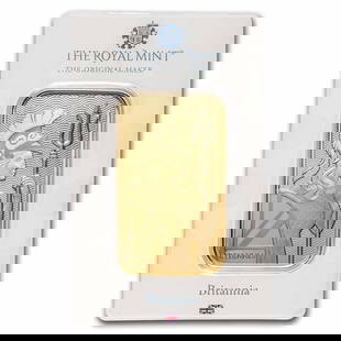 1oz Gold Bar - The Royal Mint Britannia In Assay: A stock photo is being used, your item appears the exact same, except that your serial / bar number will be different. * having world renown for its appearance on great britain coins, the image of bri