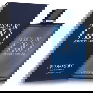 Giorgio Armani Acqua Di Gio Profondo 6.7 Oz Spray: New, guaranteed authentic cologne for men's eau de parfum