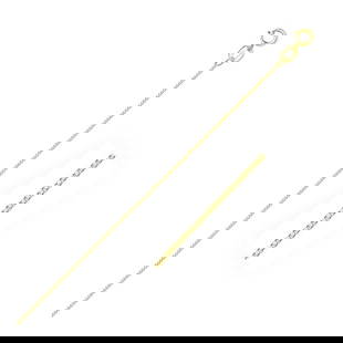 10k Gold Classic Box Chain 0.6mm: Size: 24". This classic box chain comes in 10k gold and has a width of 0. 6 millimeters. Chain information: chain type: box, approximate weight: 1. 2 gram(s).