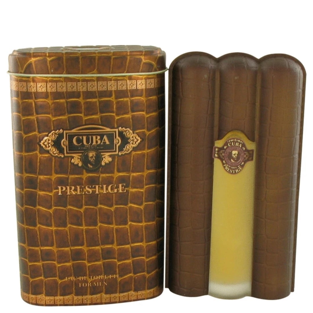 Fragluxe Cuba Prestige Gold Men's 3 Oz Spray: New, guaranteed authentic cologne! Eau de toilette