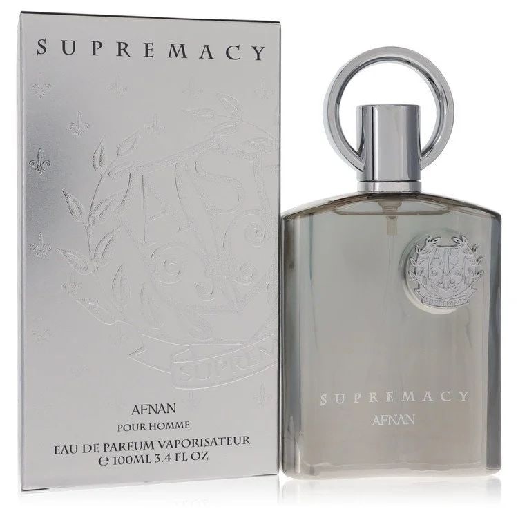 Afnan Supremacy Silver Men's 3.4 Oz Spray: New, guaranteed authentic cologne! Eau de parfum