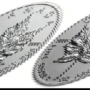 2009 Canada 1 Oz Silver Maple Leaf Bu: Renowned for its purity and elegance, the canadian silver maple leaf is a favorite among globally. Struck from 1 oz of . 9999 fine silver, it is also eligible for precious metals iras. The obverse sho