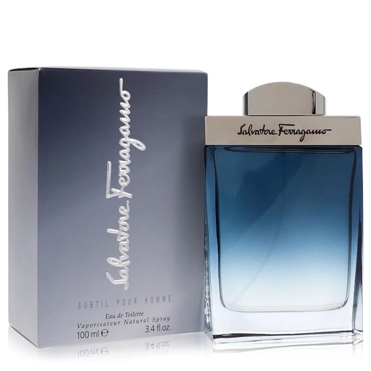 Salvatore Ferragamo Subtil Men's 3.4 Oz Spray: New, guaranteed authentic cologne! Eau de toilette