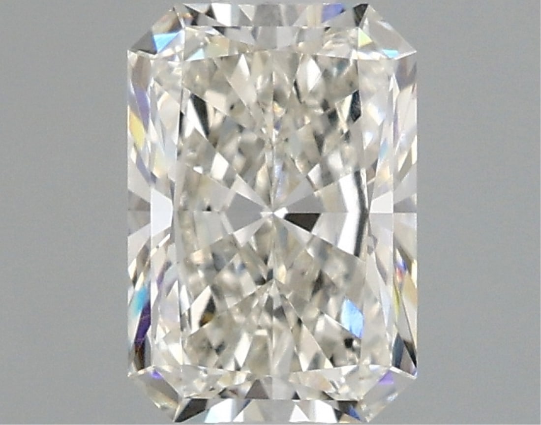 Igi Certified Radiant Cut 1.07ct Vvs1 Lab Diamond: This igi-certified lab-grown radiant-cut diamond weighs 1. 07 carats and features g color grade with and vvs1 clarity. It has an excellent polish and excellent symmetry with no fluorescence. The diamo