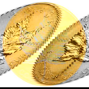 1987 Canada 1 Oz Gold Maple Leaf Bu: Canadian gold maple leafs are considered to be one of the most beautiful gold coins in the world. Since its release in 1979, the 1 oz gold maple leaf has appealed to both investors and collectors alik
