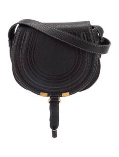 Chloe Blk Leather Gold-tone Hdw Flap Crossbody Bag: Condition is: very good, pre-owned. Details: black leather, gold-tone hardware, single adjustable shoulder strap, single exterior pocket, twill lining & single interior pocket, flap closure at front s
