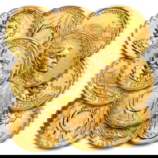 Grab Bag Pick: 1/2oz Gold Commemorative Arts Medal: You will receive a random medal issue of our choice, we pick one from inventory at random, luck of the draw. This bullion program preceded the gold eagle program, competing with the krugerrand. These