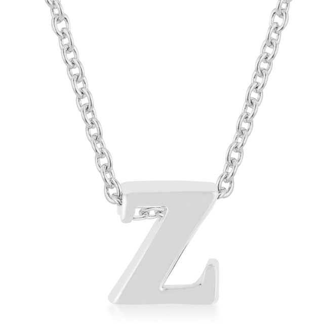 Minimalist Initial Small Letter Z Necklace (1 of 3)