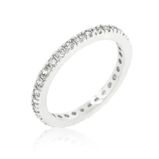 Round 1.50ct White Sapphire Eternity Ring (1 of 4)