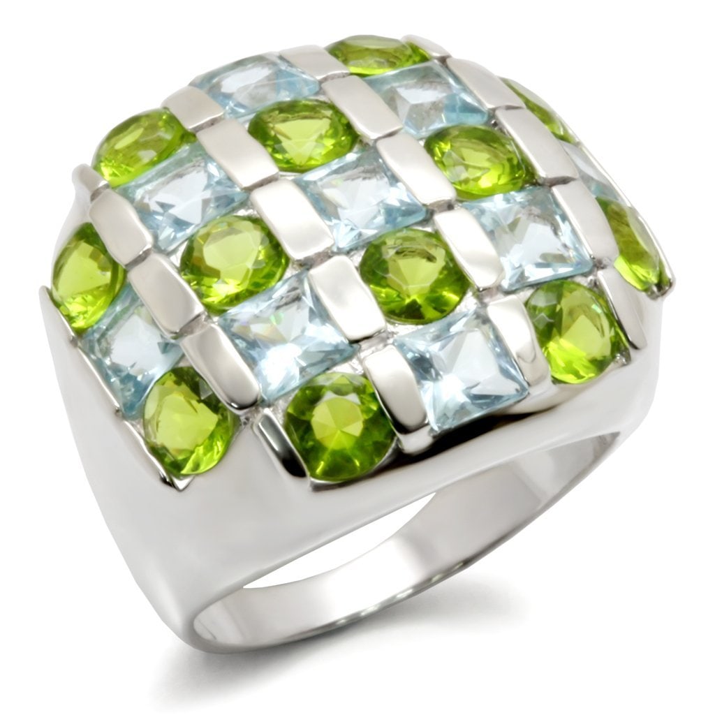 Fancy 6.51ct Topaz & Peridot Cocktail Ring (1 of 1)