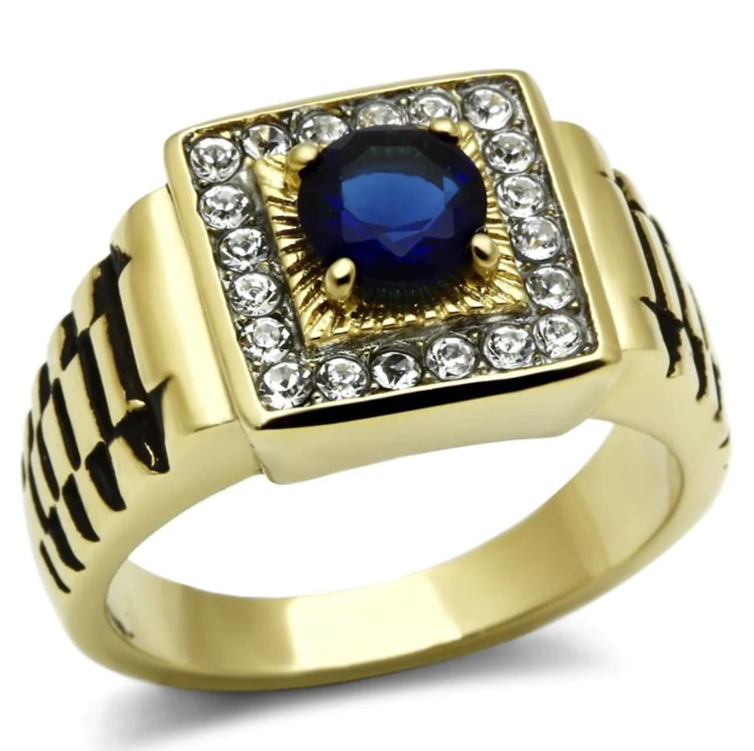 Round 1.44ct Montana Blue Sapphire Luxury Ring (1 of 1)