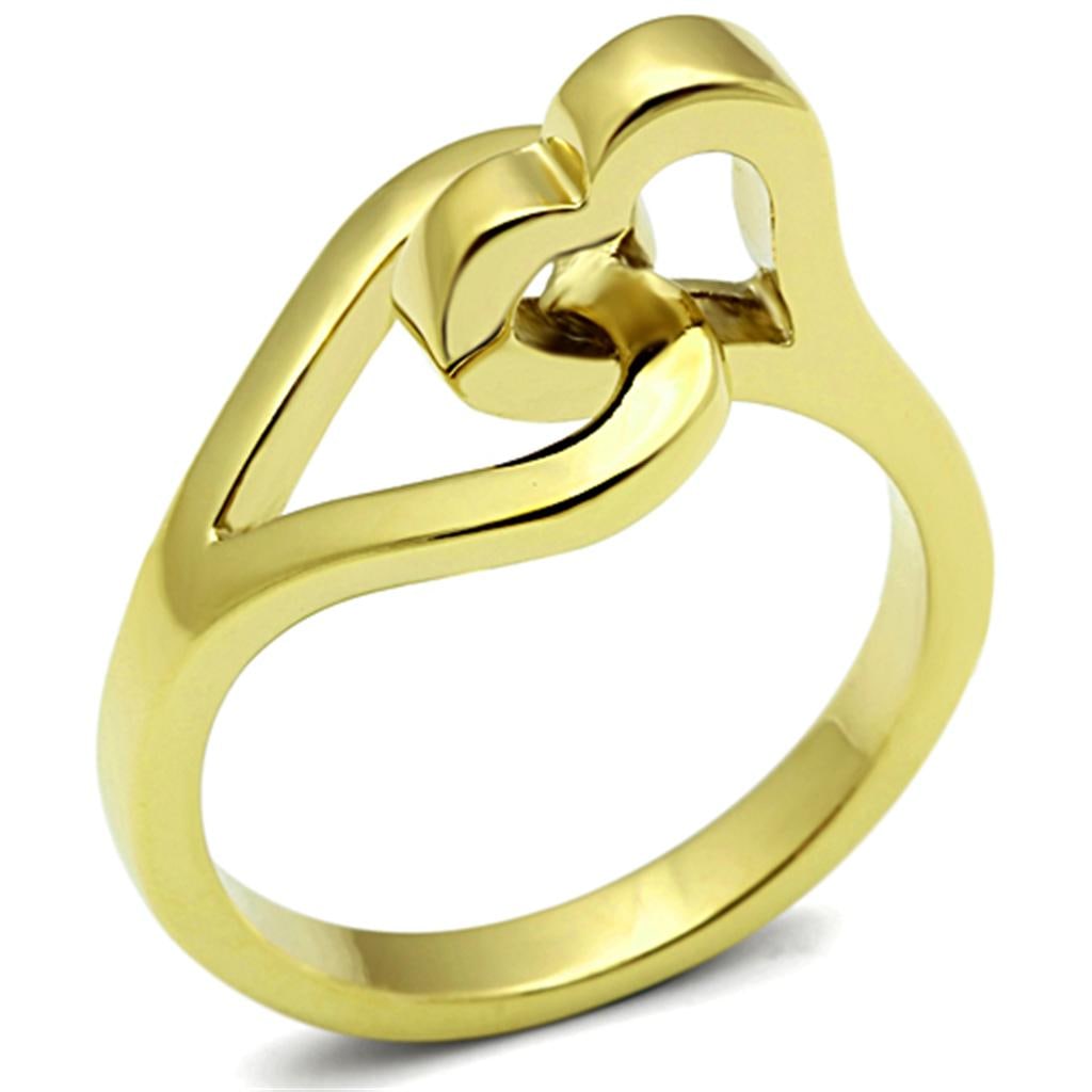 14k Gold Ip Interlocking Heart Ring (1 of 3)