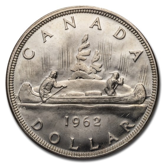 1962 Canada Silver Dollar Bu/prooflike (1 of 2)
