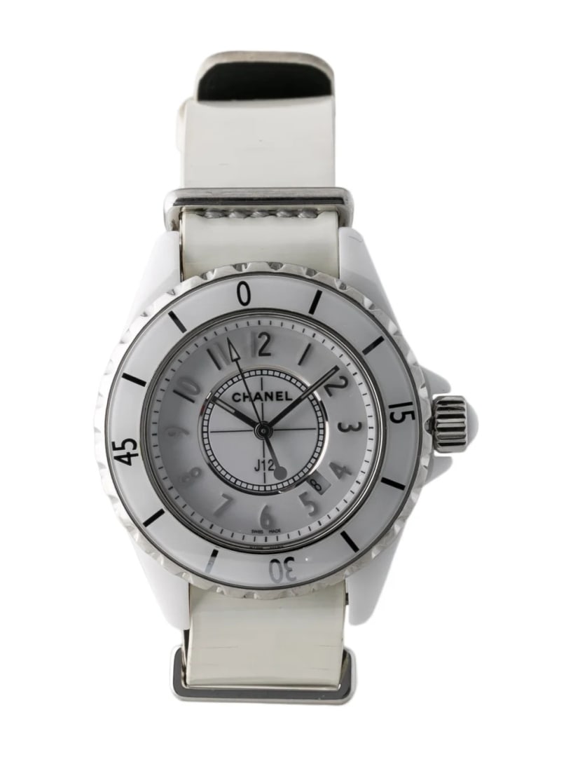 Chanel J12 Ceramic Ss White Dial Qtz Women's 33mm (1 of 5)