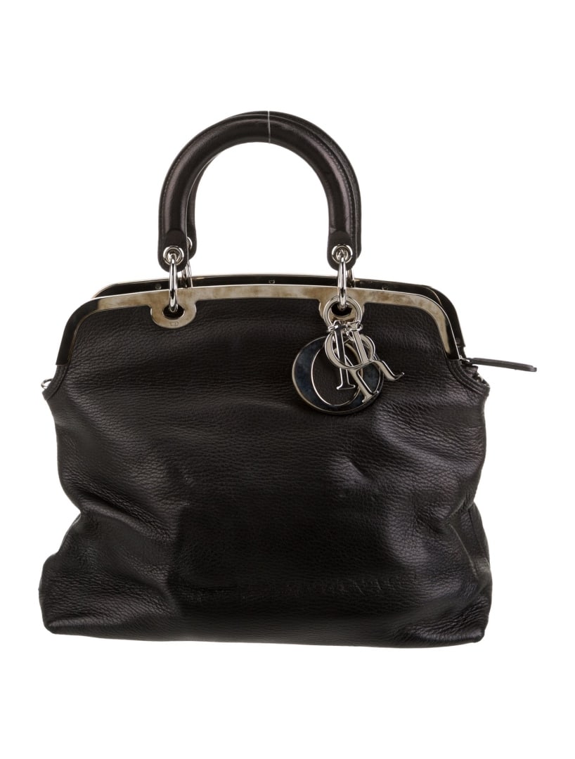Christian Dior Granville Small Leather Top Hdl Bag (1 of 6)