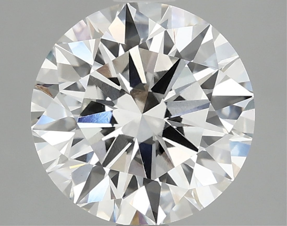 Igi Certified Round Cut 2.80ct Vs1 Lab Diamond: This igi-certified lab-grown round diamond weighs 2. 80 carats and showcases g color grade with vs1 clarity. It features an ideal cut, along with excellent polish and excellent symmetry with no fluore