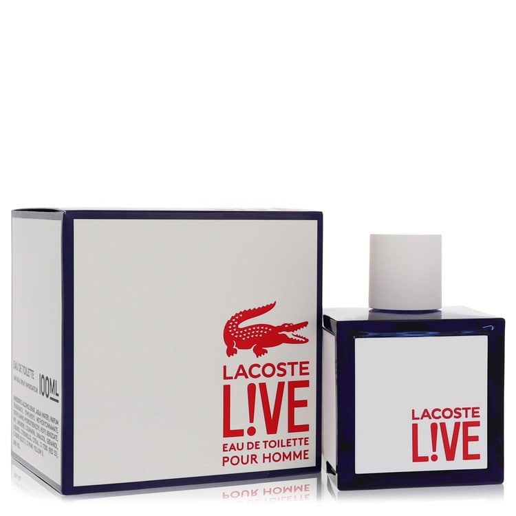 Lacoste Live Men's 3.4 Oz Eau De Toilette Spray: New, guaranteed authentic eau de toilette!