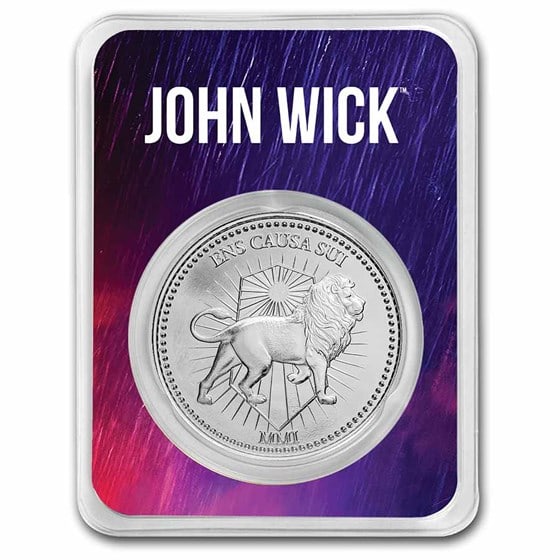 John Wick 1 Oz Silver Continental Coin (tep) (1 of 4)