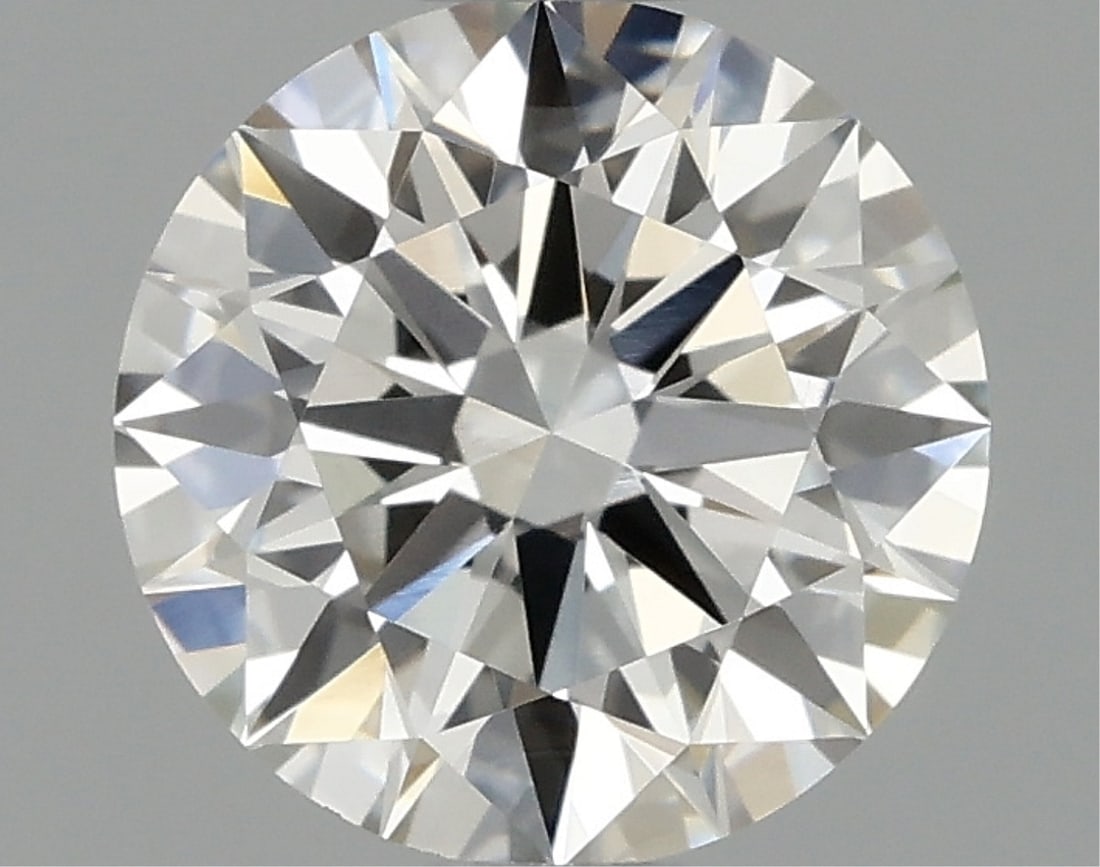 Igi Certified Round Cut 1.09ct Vvs2 Lab Diamond: This igi-certified lab-grown round diamond weighs 1. 09 carats and features g color grade with vvs2 clarity. It boasts an ideal cut with excellent polish and excellent symmetry with no fluorescence. M