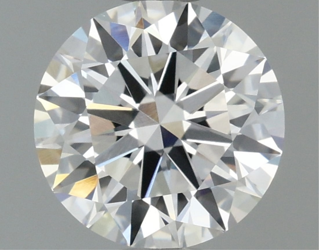 Igi Certified Round Cut 1.09ct Vs1 Lab Diamond: This igi-certified lab-grown round diamond weighs 1. 09 carats, featuring d color grade with vs1 clarity. It boasts an ideal cut with excellent polish and excellent symmetry with no fluorescence. This