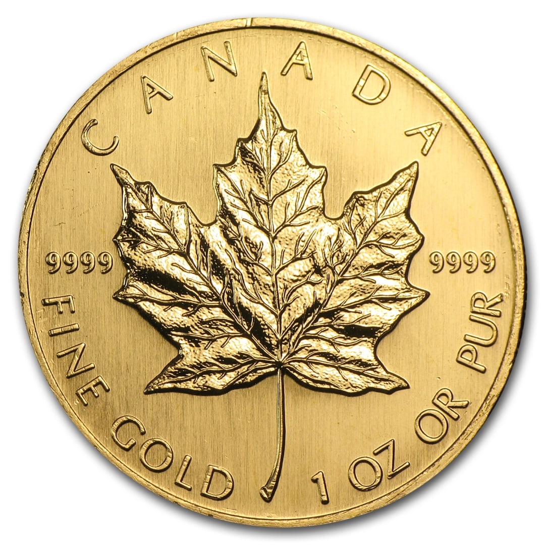 1998 Canada 1 Oz Gold Maple Leaf Bu (1 of 2)