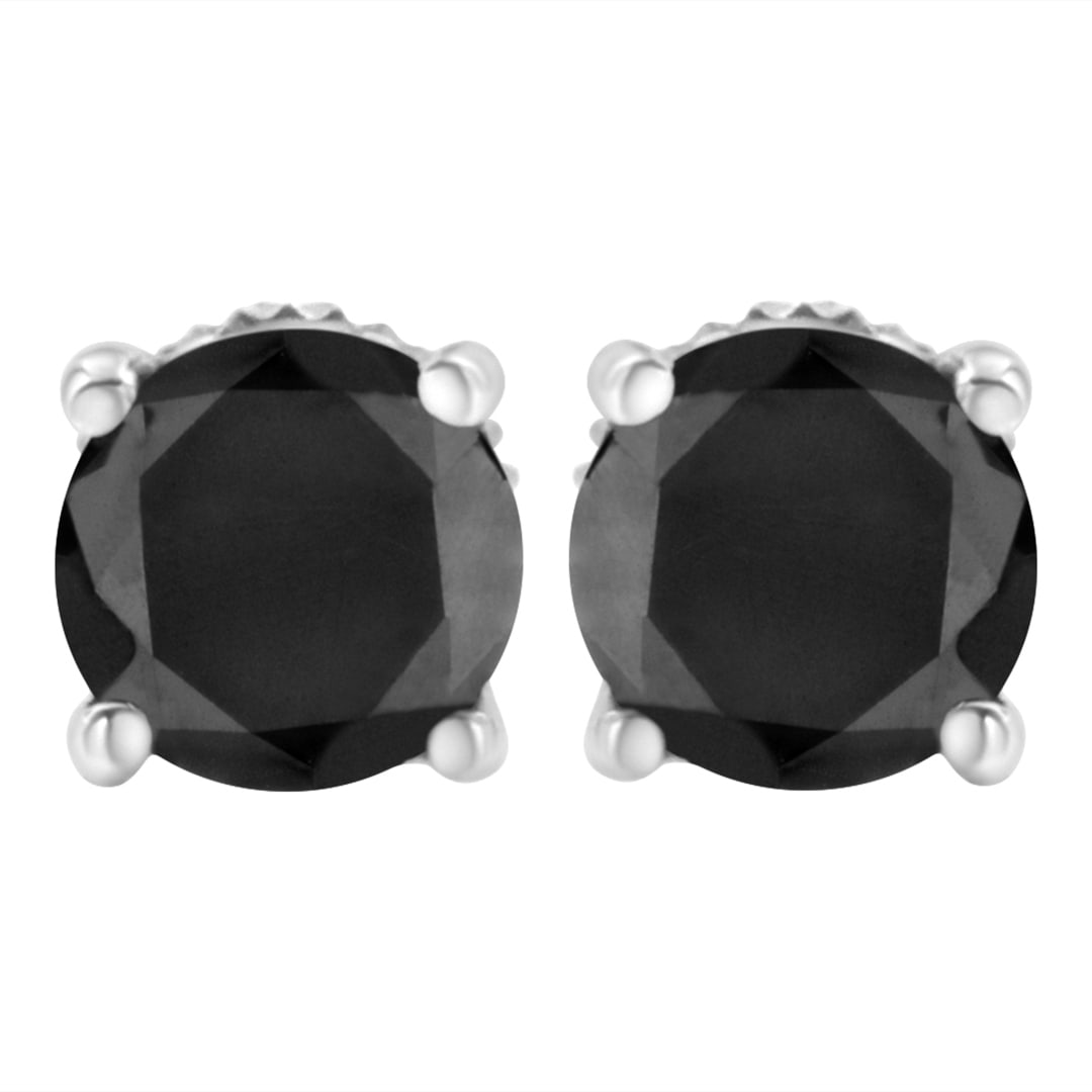Elegant 2.00ct Black Diamond Earrings (1 of 4)