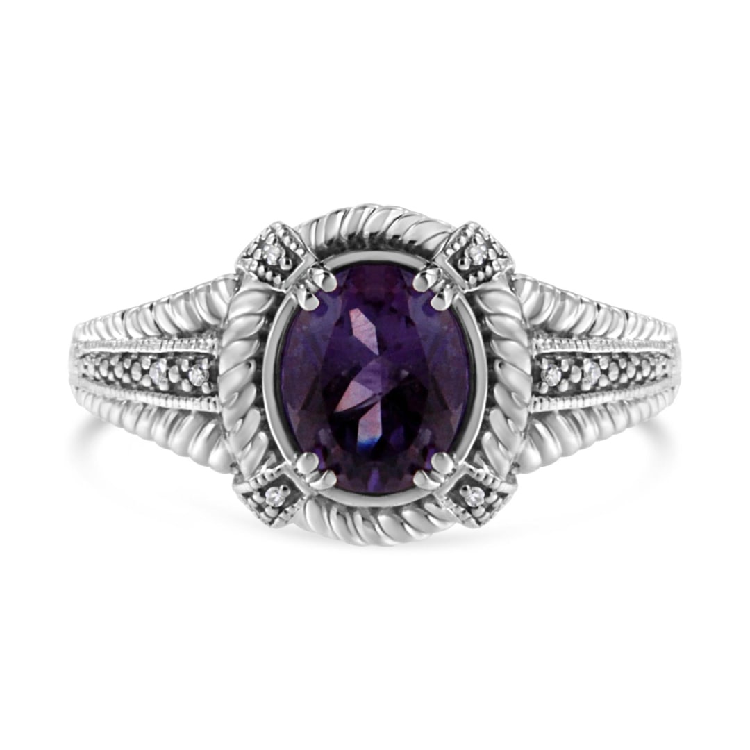 Majestic 1.78ct Amethyst & Diamond Accent Ring (1 of 6)
