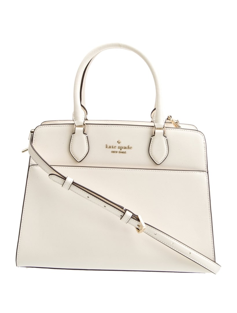 Kate Spade Neut Saffiano Leather Zip Top Hdl Bag (1 of 5)