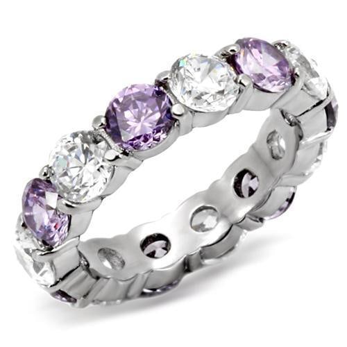 High Polished Round 7.00ct Amethyst & Topaz Ring (1 of 4)