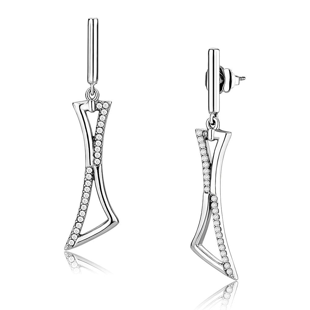 Pretty .48ct White Sapphire Luxe Dangle Earrings (1 of 1)