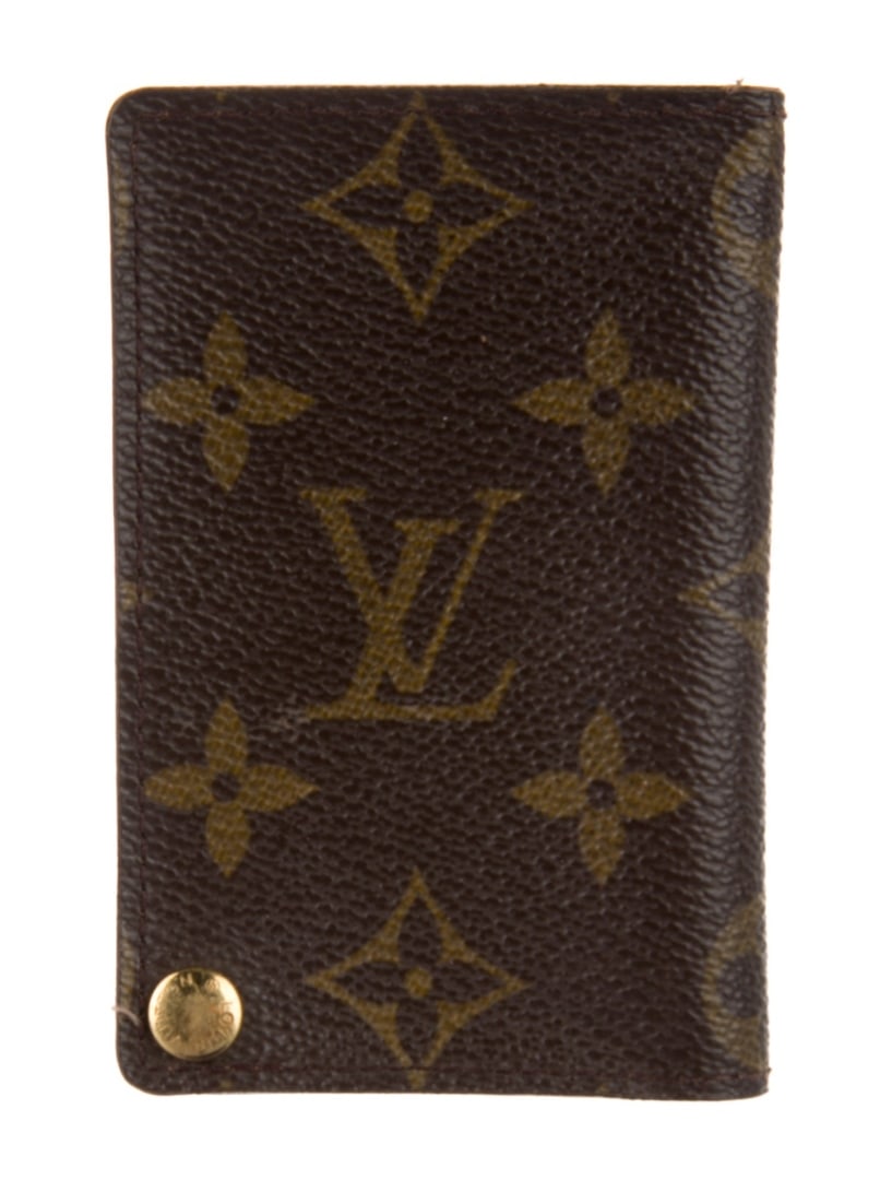 Louis Vuitton Brown Snap Cls Bifold Wallet (1 of 2)