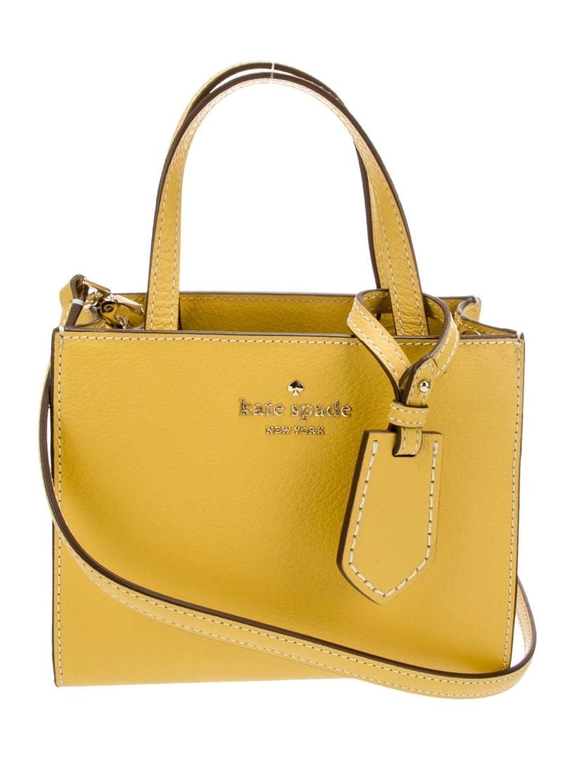 Kate Spade Yellow Leather Shoulder Bag (1 of 5)