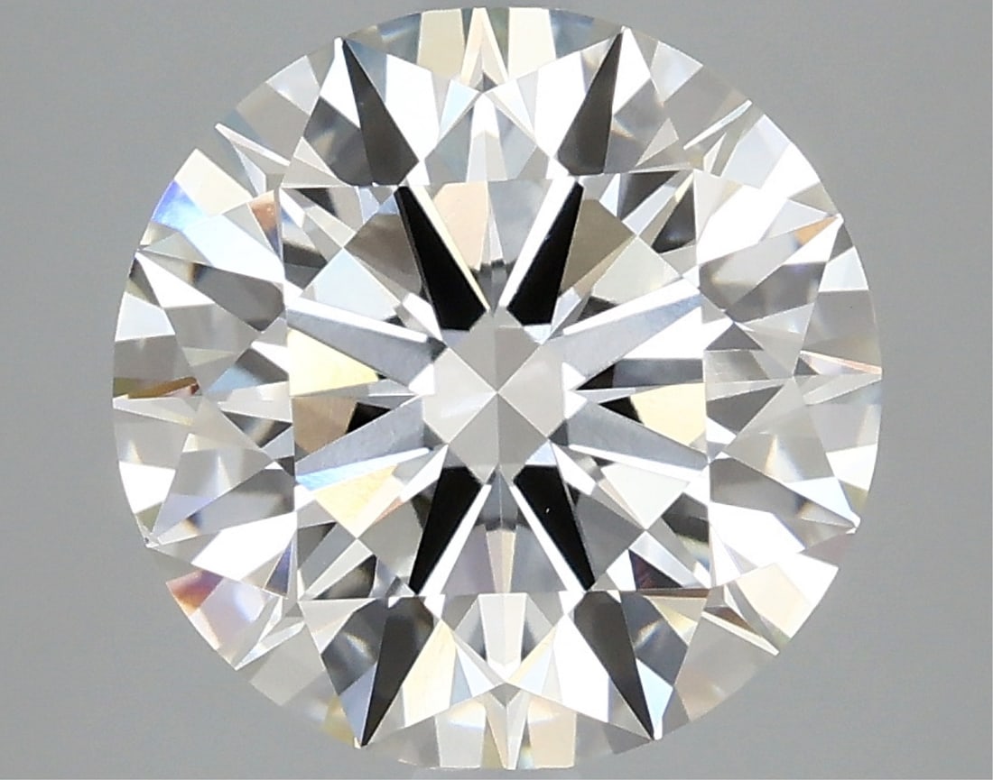 Igi Certified Round Cut 3.73ct Vs1 Lab Diamond: This igi-certified lab-grown round diamond weighs 3. 73 carats and boasts g color grade with vs1 clarity. It features an ideal cut, excellent polish, and excellent symmetry with no fluorescence. The d