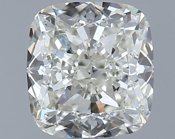 Gia Certified Cushion Cut .93ct Vs2 Diamond: This gia-certified natural cushion-cut diamond weighs 0. 93 carats. It features k color grade and vs2 clarity, with excellent polish and excellent symmetry with no fluorescence. The diamond measures 5