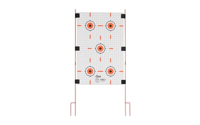 Allen Ez Aim Stow N Go Target 52" (w/ 6 Clips): This allen company ez aim stow-n-go target stakes stand 52" tall and feature durable steel construction for long-lasting performance. Designed for quick assembly and takedown, the two-piece stakes com