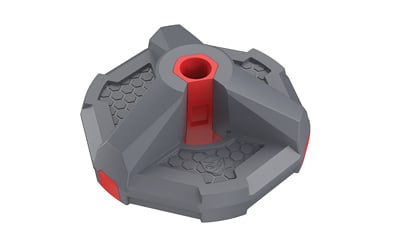 Real Avid Smart-assist Magnetic Mount: This real avid smart-assist magnetic mount is a tool-free, magnetic docking accessory designed to securely position smart-assist tools on any metal surface. With a matte gray and red finish, it offers