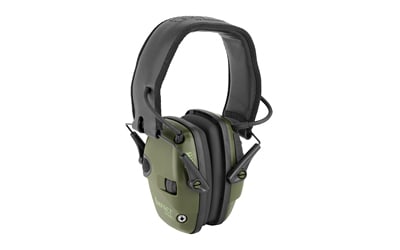 H/l Impact Sport Electronic Earmuff Od Green: This howard leight impact sport electronic earmuff in od green is a smart, dual-mode hearing protection solution designed for shooting sports and high-noise environments. Featuring built-in directiona