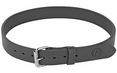 1791 Gunleather Stealth Black 32-36" Leather Belt: Size: 32"-36". Key features: made with the highest quality leather that warms and molds to your body; built to last with 100 percent american heavy native steerhide, steel buckle, and genuine chicago